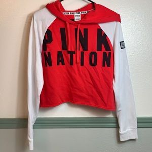 Pink VS Red/White Crop